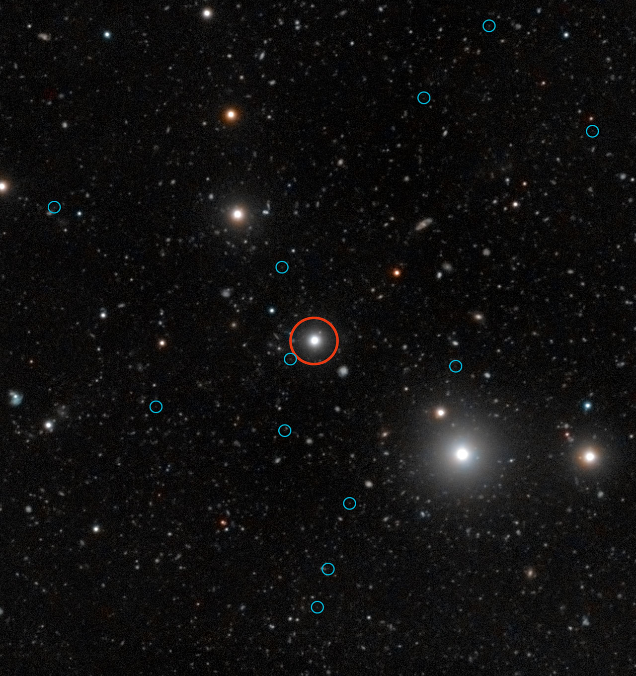 HE0109-3518 dark galaxies